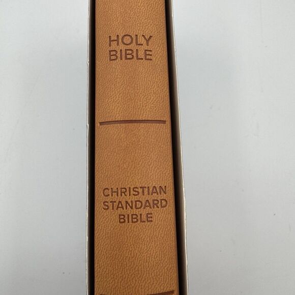 Holman CSB Deluxe Gift Bible Tan Leathertouch Gold Edges New 9781462749331 - Picture 13 of 13